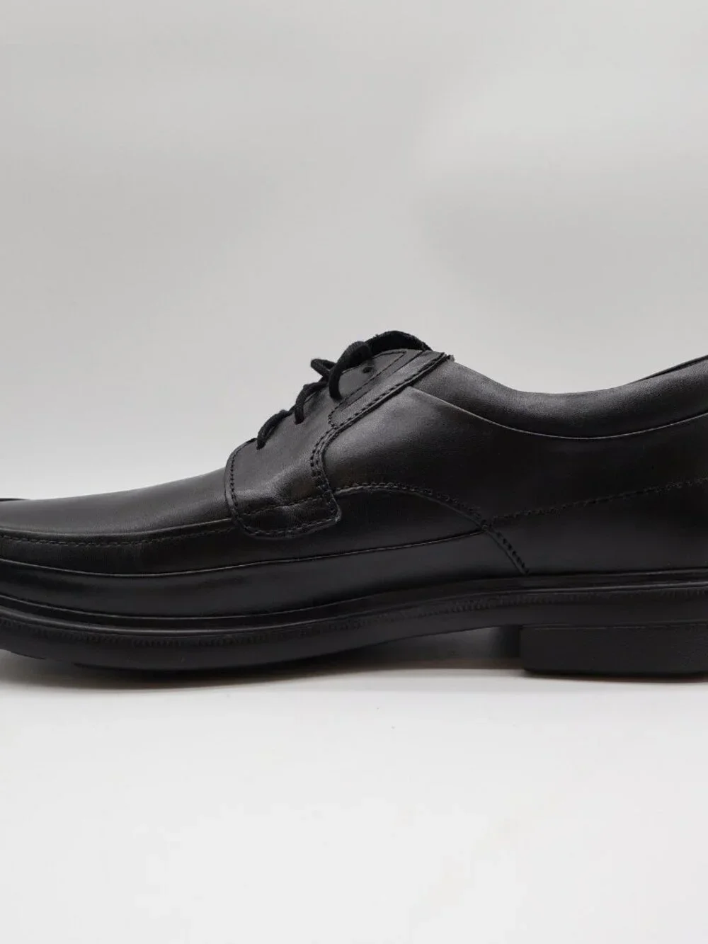 Hush Puppies Prinze Hopper Men's Black Leather Derby Oxford Dress Shoes